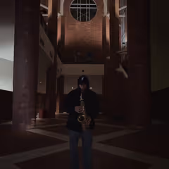 afbeelding van lichtshow Echo Sax End